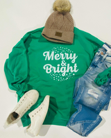Merry & Bright Sweatshirt**