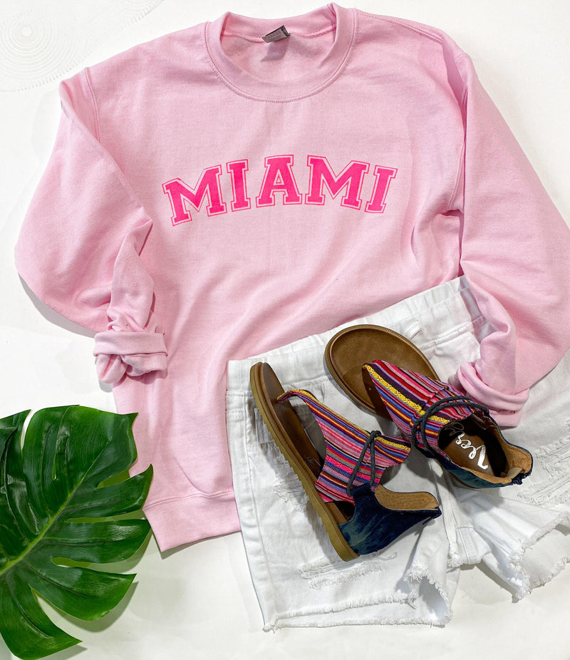 Miami Pink Sweatshirt