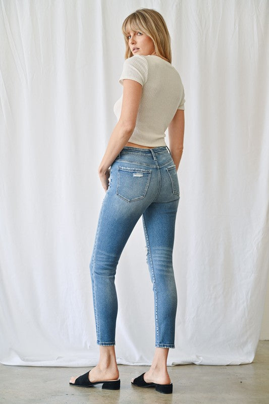 Mid-Rise Ankle Skinny Jean by Mica - Final Sale