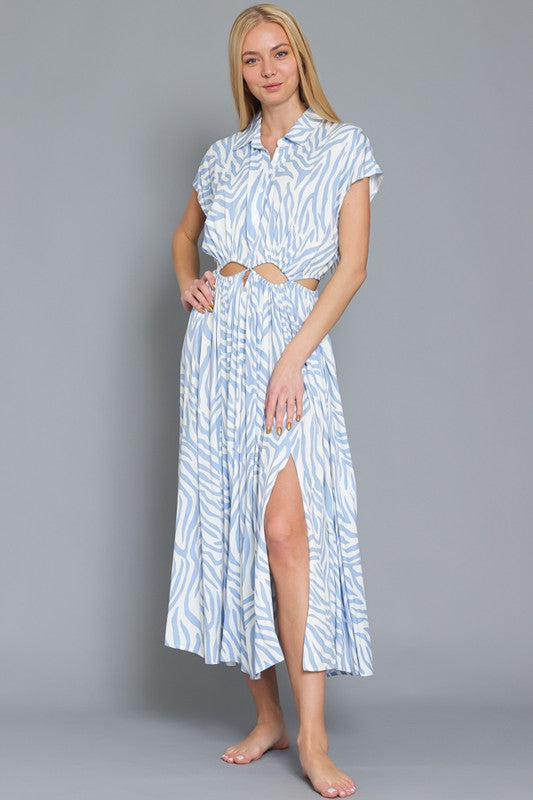 Abstract Midi Dress - Final Sale