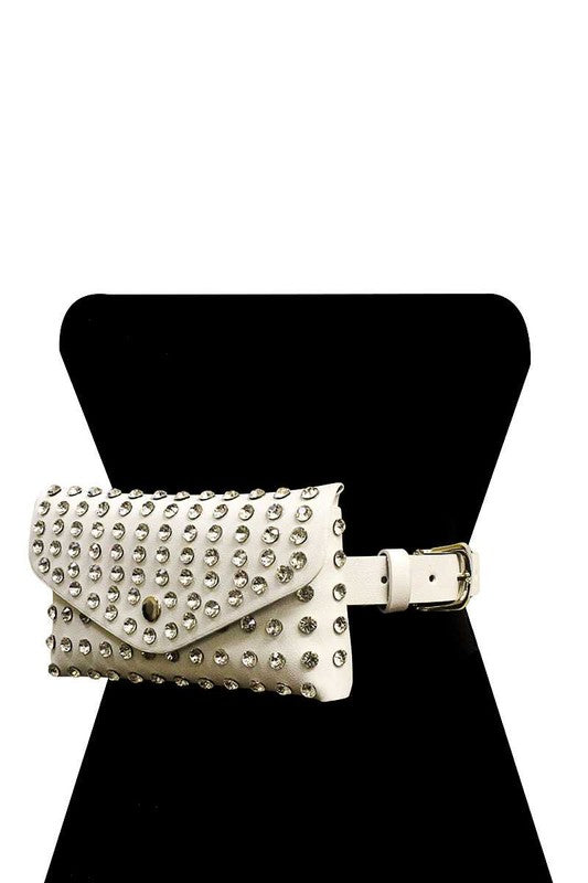 Studded Mini Belted Bag - Final Sale**