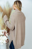 Mocha Cowl Neck Sweater - White Birch | FINAL SALE