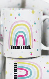 Mama Rainbow Mother's Day Ceramic Mug