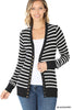 Sara's Steals and Deals: Striped Snap Front Cardigan - Part 2 - Final Sale