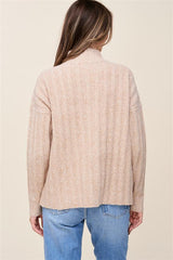Mock Neck Oatmeal Sweater - Staccato - Final Sale