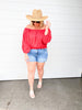 Off the Shoulder Blouse - Final Sale*