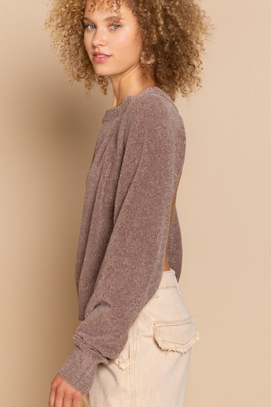 Open Back Sweater - POL Preorder