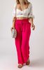 fuschia pink smock pants