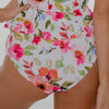 Low Rise Reversible Floral Bikini Bottom - BAD HABIT BOUTIQUE 