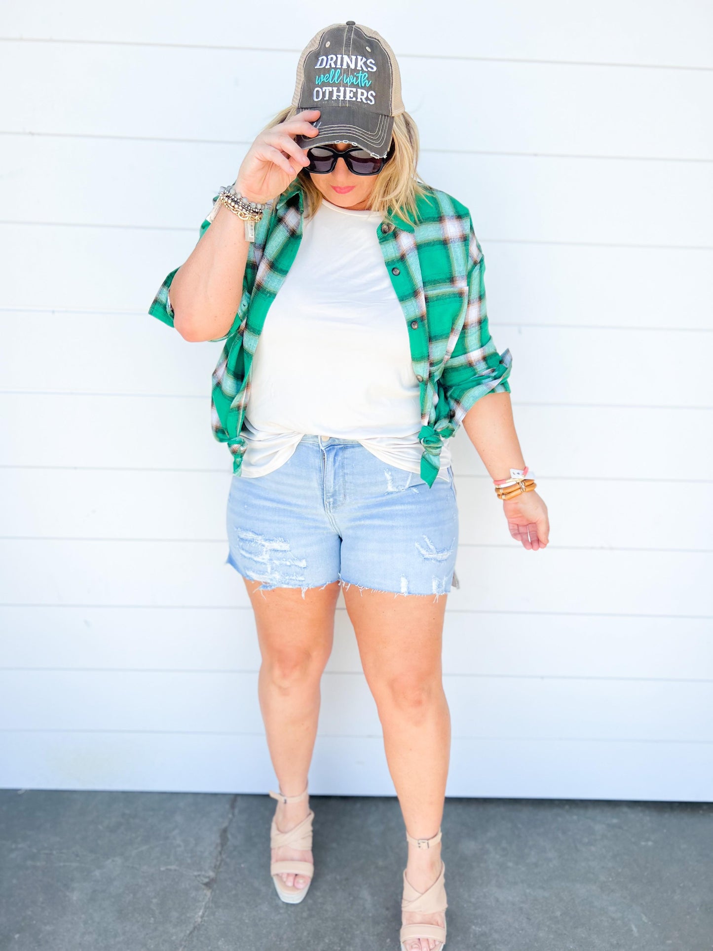 Concert Ready Plaid Top