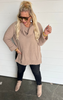cowl neck tunic sweater 