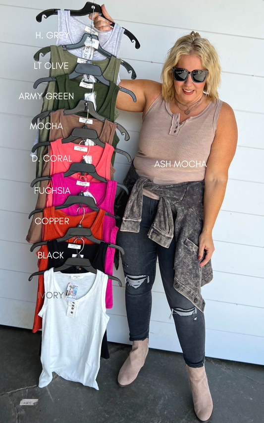Ribbed Tank Top - Final Sale