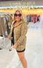 Hooded Plaid Shacket | Heimish