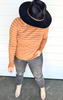 Autumn Grows Striped Sweater - Final Sale*