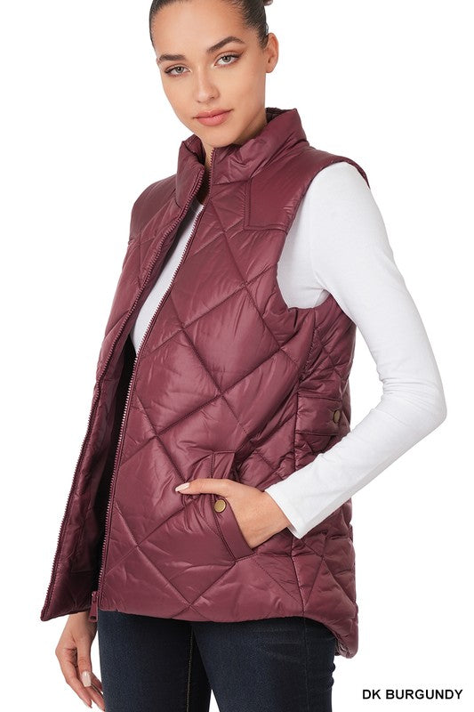 Quilted Puffer Vest Final Sale – BAD HABIT BOUTIQUE