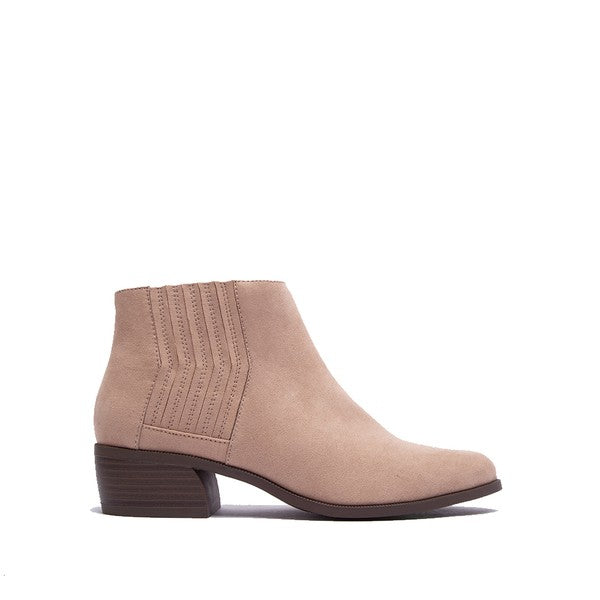 Rager Chelsea Desert Taupe Bootie - Qupid - Final Sale