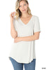 BONE Luxe Rayon V-Neck Top