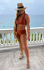 Rust 2 Piece Bikini Swimsuit -Final Sale