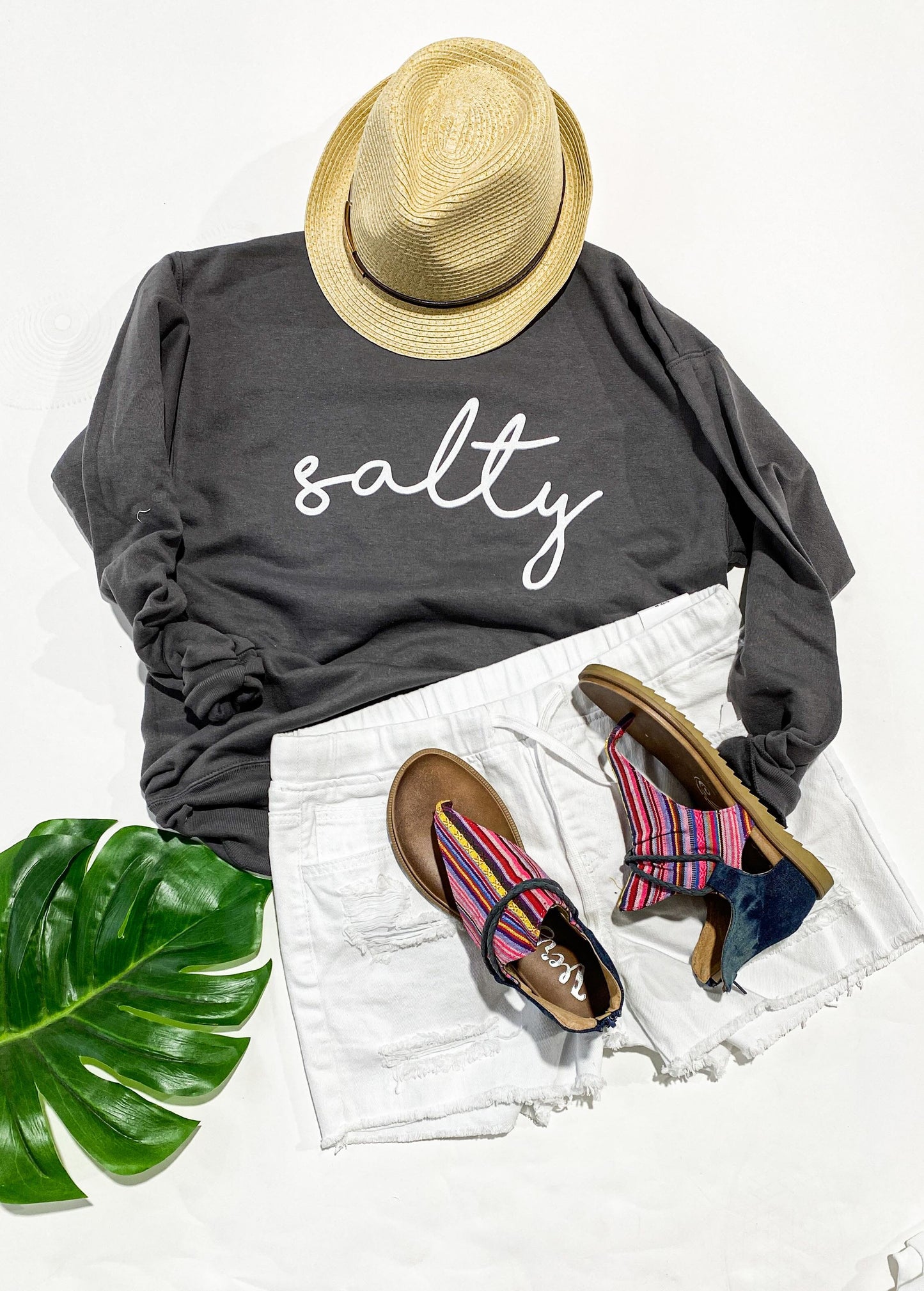 salty sweatshirt charcoal