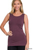 eggplant seamless tank top 