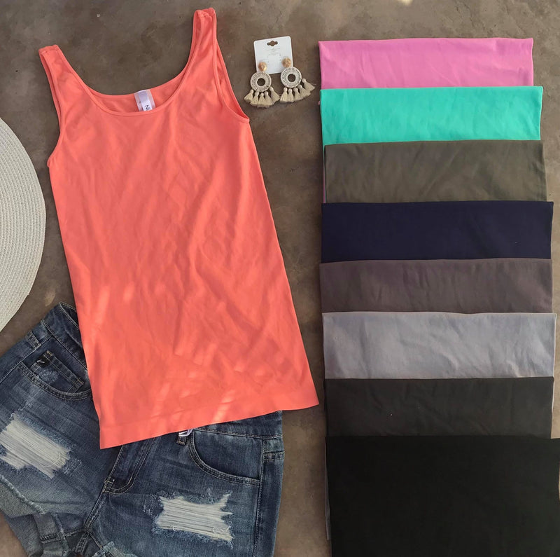 Seamless Tanks - BAD HABIT BOUTIQUE 