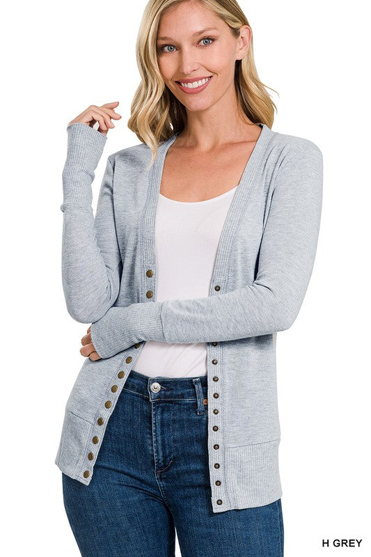 Top 2022: Snap Cardigan - Final Sale