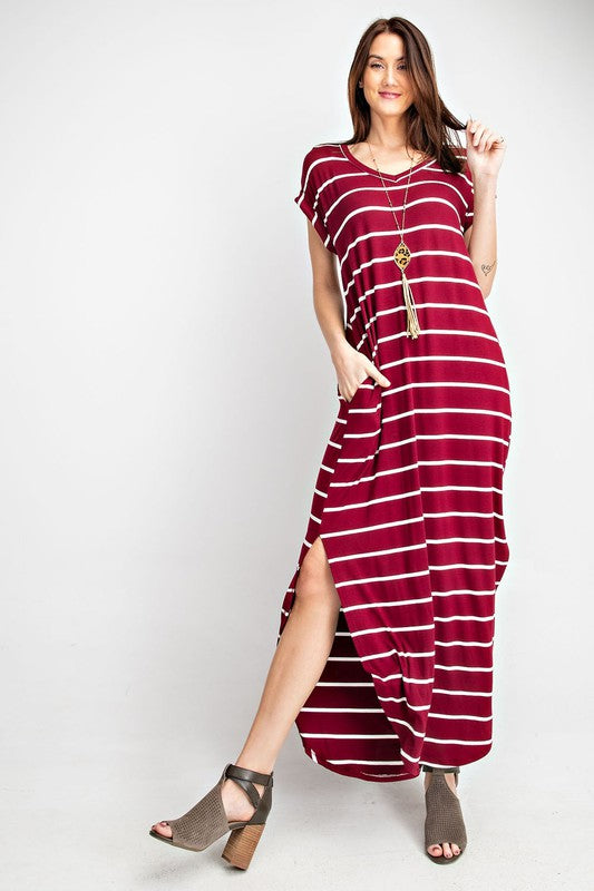 Stripe Maxi Dress - Final Sale*