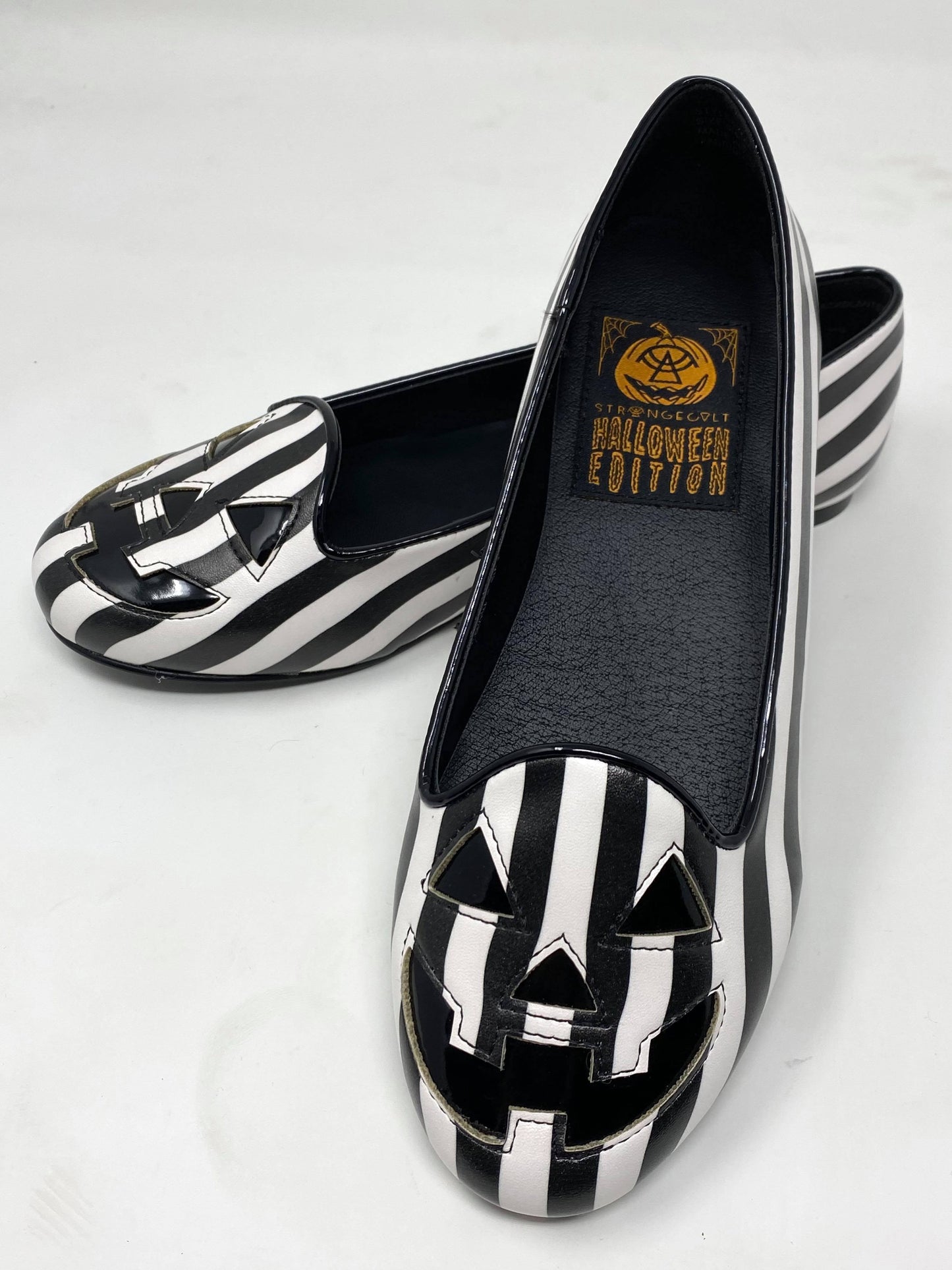 Lydia jackolantern stripe ballet flats strangecvlt