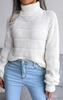 Turtleneck Long-Sleeved Knitted Pullover Sweater