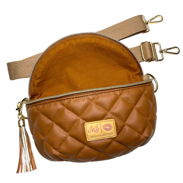 LIVE BOX- Sidekick Bag Quilted Cognac** EST START SHIPPING DATE: MARCH 15TH