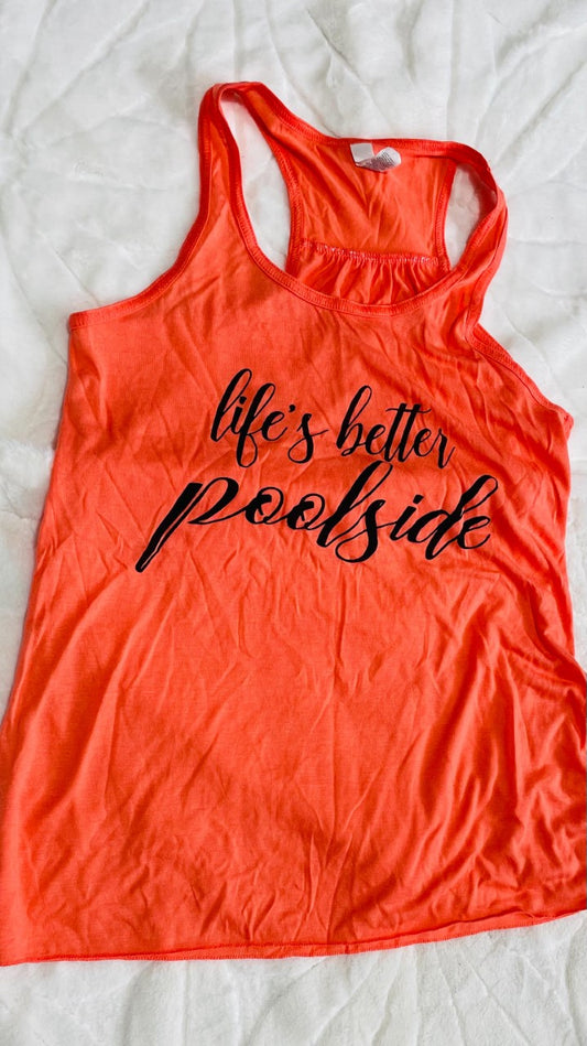 Life's Better Poolside Tank Top - Final Sale**