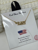 God Bless America Necklace - Final Sale