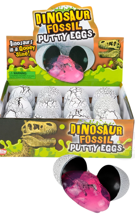 DINOSAUR FOSSIL PUTTY EGG