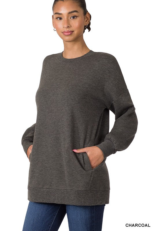 Brenda So Soft Stretch Sweatshirt - Final Sale