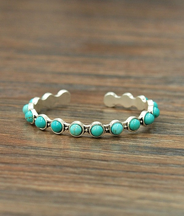 Natural Turquoise Cuff Bracelet