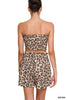 Leopard Tube Top & Short Set