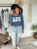 USA L/S Crop Top - BAD HABIT BOUTIQUE 