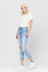 Super High Rise Slim Straight Jeans - Vervet Final Sale
