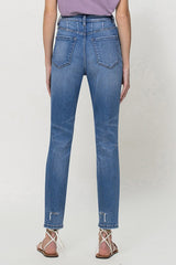 Mom Jeans w/ Stretch - Vervet - Final Sale