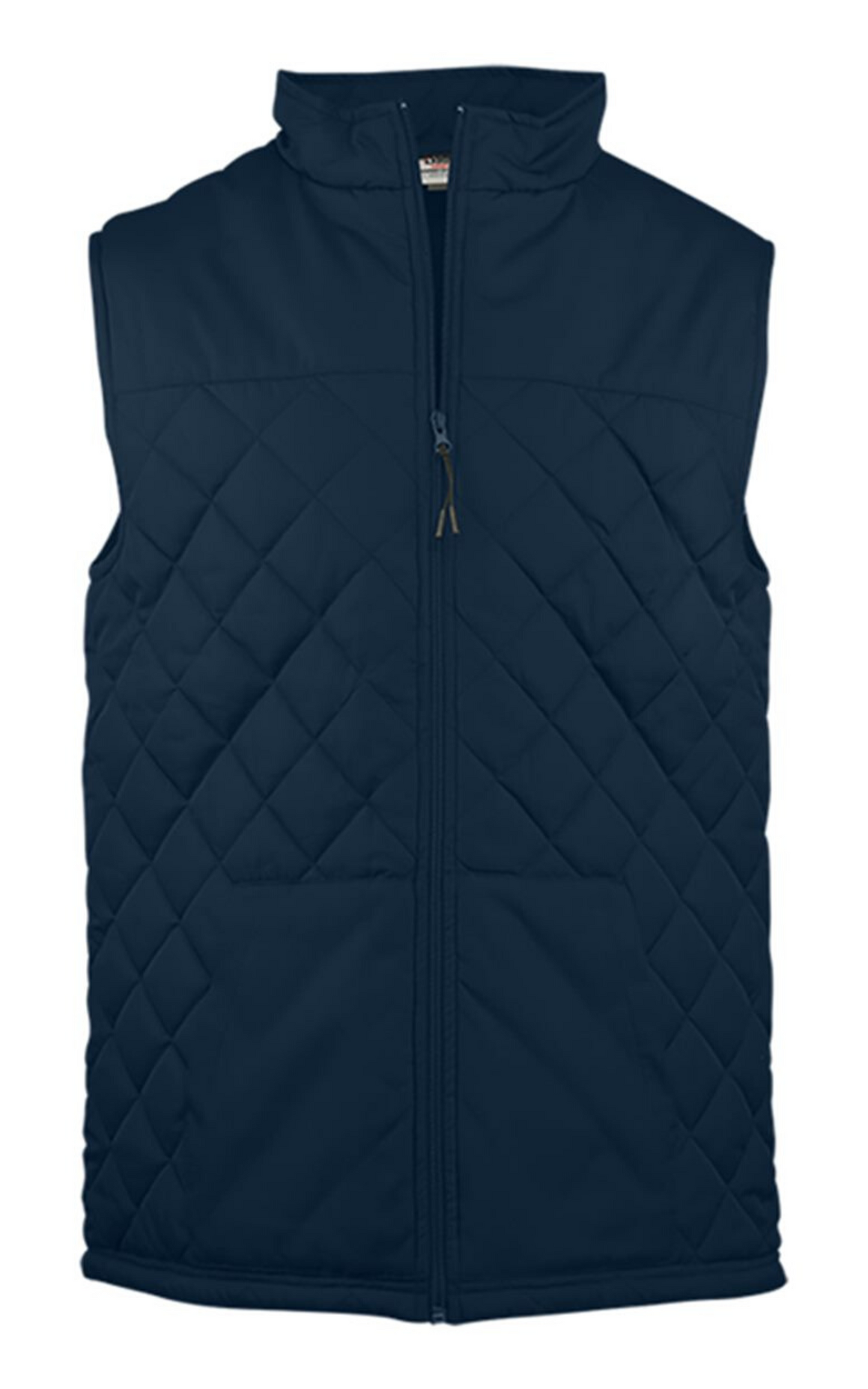 navy quilted vest 