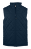 navy quilted vest 