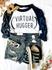  (Virtual Hugger) Baseball Tee, CLOTHING, BAD HABIT APPAREL, BAD HABIT BOUTIQUE 