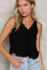 V-Neck Lace Tank Top - POL Preorder