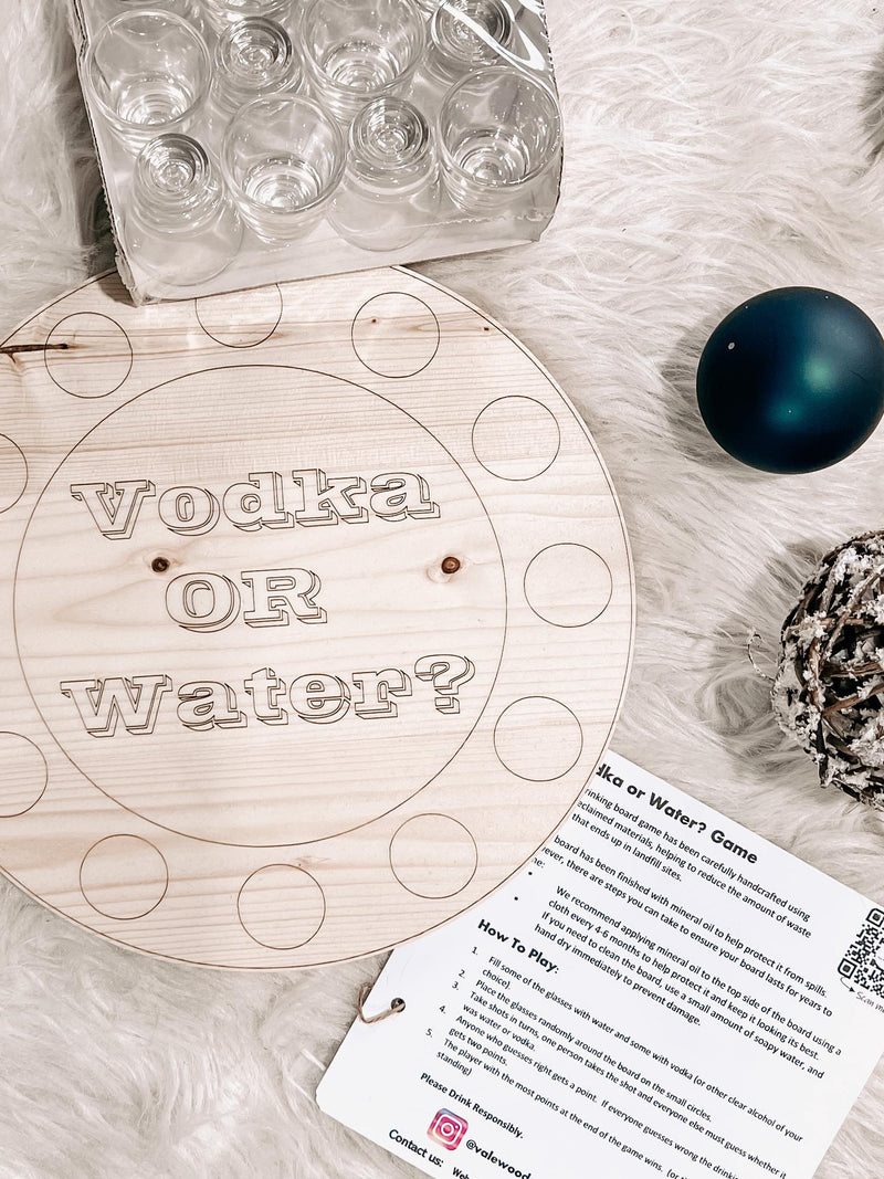 Vodka or Water? Drinking Board Game