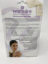 "Warmies" Cream Plush Neck Wrap