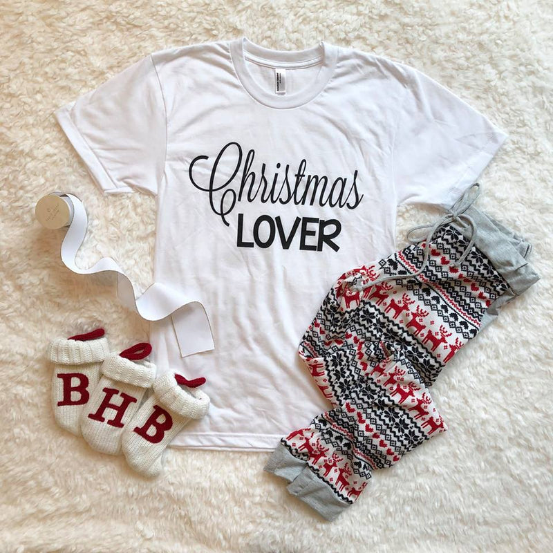 Christmas Lover Tee - BAD HABIT BOUTIQUE 