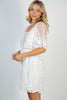 White Lace Romper - White Birch