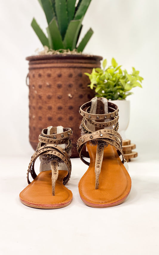 Not Rated Willow Sandal in Taupe