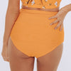 Yellow Floral Reversible Bikini Bottom - BAD HABIT BOUTIQUE 