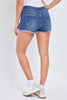 Dream High-Rise Jean Jogger Shorts with Drawstring - Final Sale